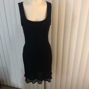 Rare Lip Service Fishnet Lined Dress